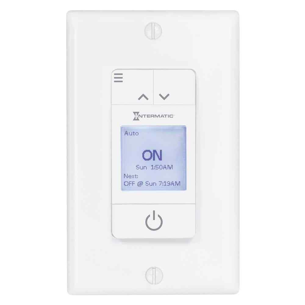 Intermatic ASCEND Standard 15 Amp 7-Day Indoor Programmable In-Wall Timer