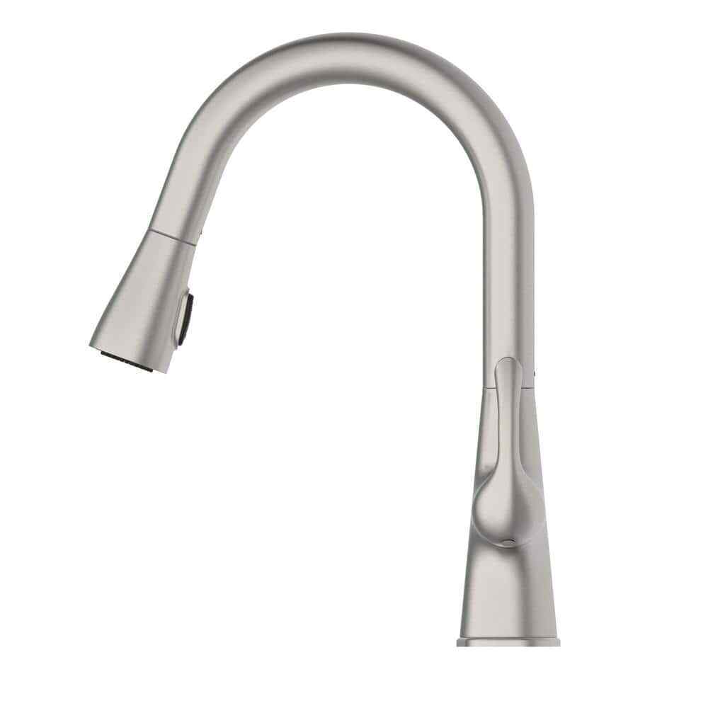 Glacier Bay Clare Single-Handle Pull-Down Laundry Utility Faucet Stainless Steel