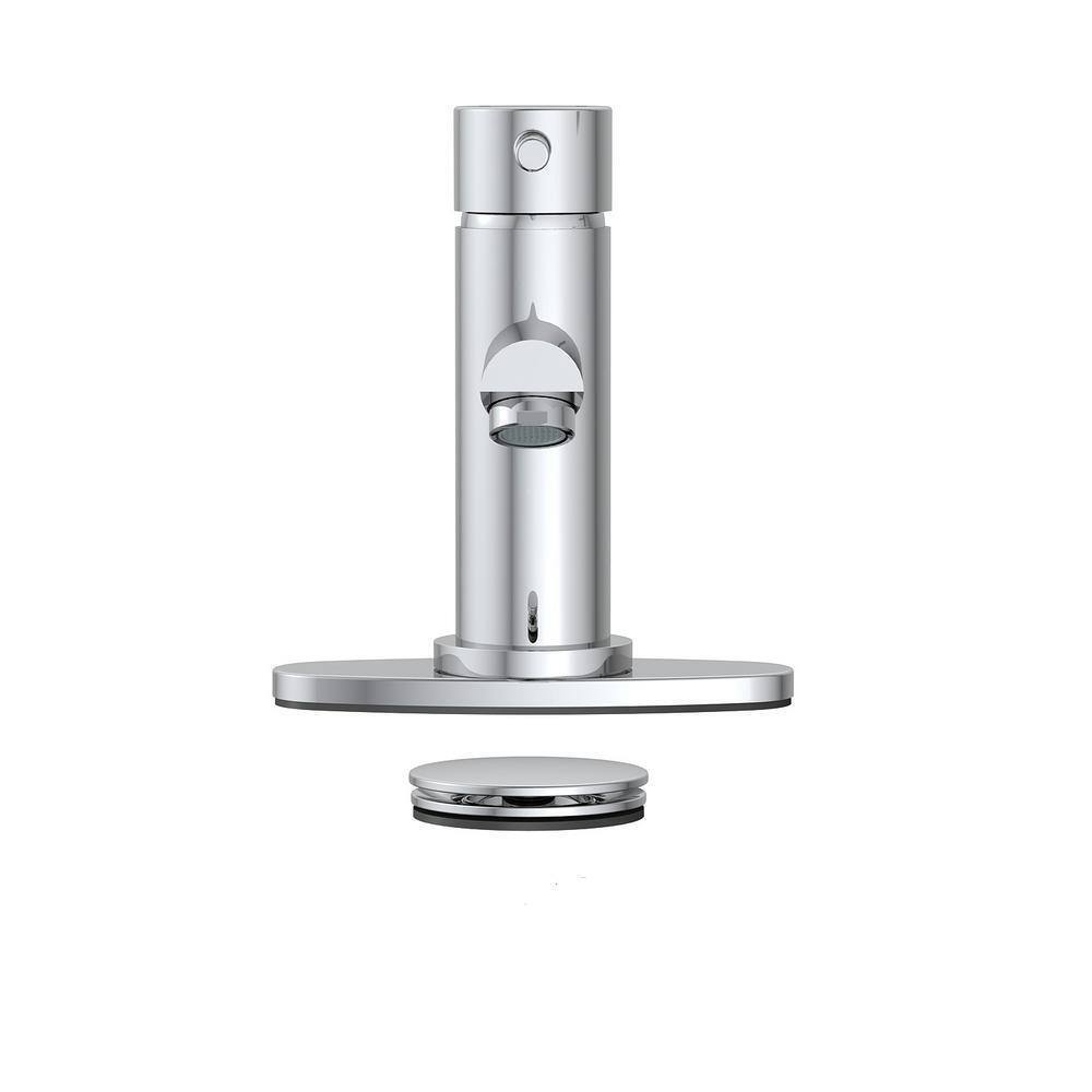 Cartway Single-Handle Single Hole Bathroom Faucet in Chrome