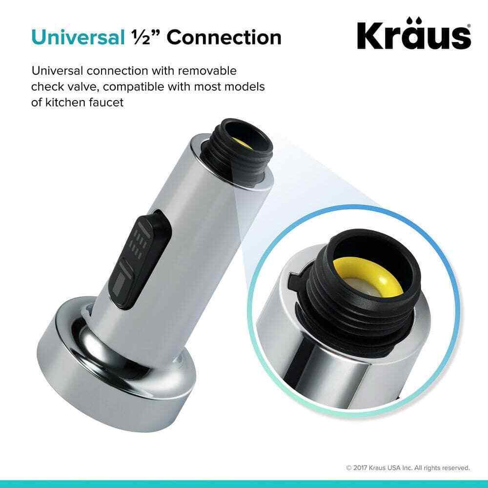 KRAUS Kitchen Faucet Spray Head in Chrome KFS-1CH