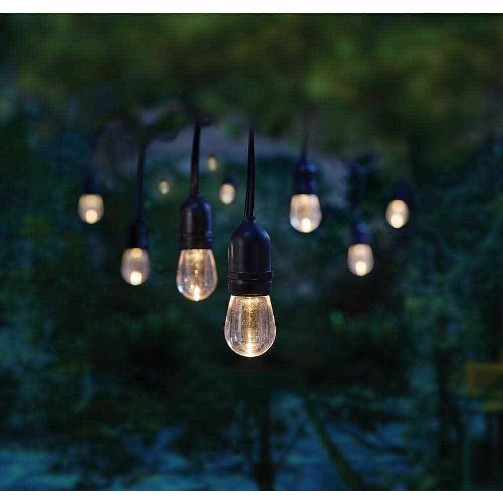 Home Decorators 12-Light 24 ft. Indoor/Outdoor Integrated LED String Light