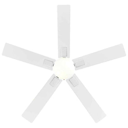 Hampton Bay 52 in. Corwin Indoor/Outdoor Silver LED Ceiling Fan with Light Kit
