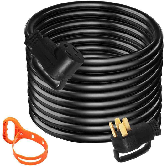 VEVOR 15 ft. 50 Amp Generator Power Cord Copper Durable Premium Extension Cord