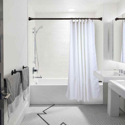 Utopia Alley Roller Ball Shower Curtain Rings  Bathroom Stainless Rubbed Bronze