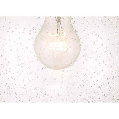 Home Decorators Collection Jill 1-Light Gold Pendant Seeded Glass Shade