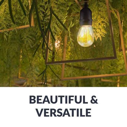 Newhouse Lighting S14 Shatter-Resistant String Light Edison LED Bulbs 30-Pack