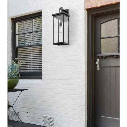 Millennium Lighting 22 in. 1-Light Powder Coat Black Outdoor Wall-Light Sconce