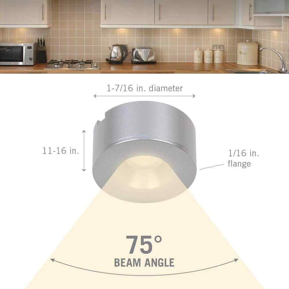 Armacost Lighting Dot Dimmable Under Cabinet LED Puck Light 3000K 221110