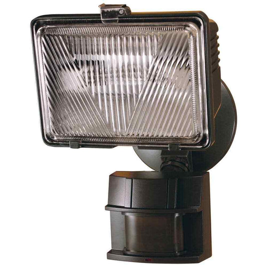 Heath Zenith 250 Watt 180 Degree Motion Sensor Bronze Outdoor Flood Light