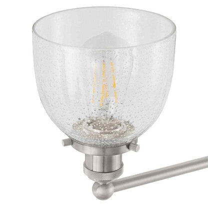 Home Decorators Evelyn 37.5 in. 4-Light Brushed Nickel Vanity Light