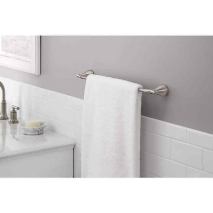 Glacier Bay Edgewood 18 in. Towel Bar in Brushed Nickel 20064-0104