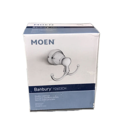 MOEN Banbury Double Robe Hook in Chrome Y2603CH