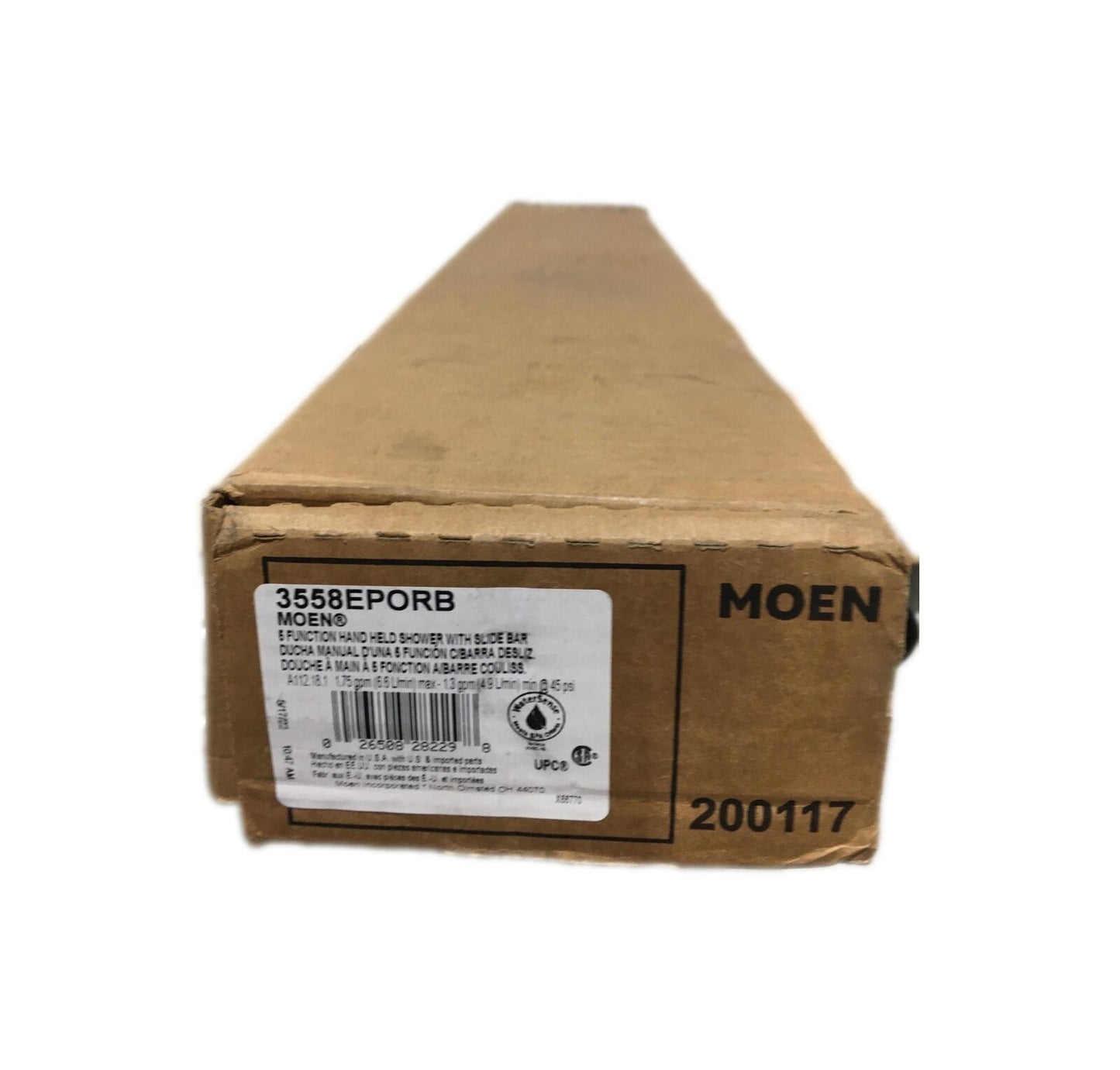 MOEN 5-Spray 30 in. Eco Wall Bar w/ Handheld Shower in Oil Rubbed Bronze