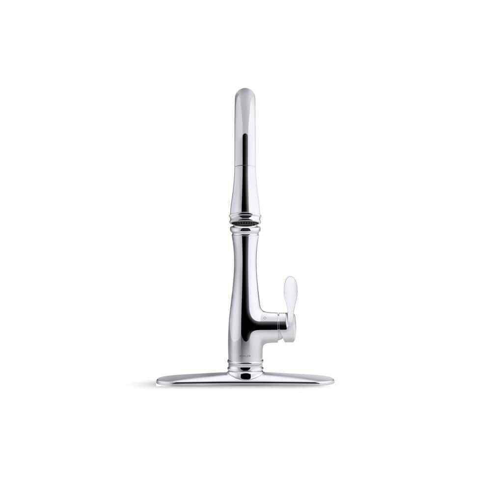 KOHLER Bellera Touchless Pull-Down Kitchen Sink Faucet in Polished Chrome