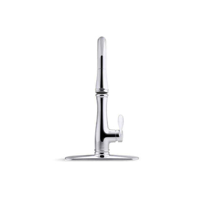 KOHLER Bellera Touchless Pull-Down Kitchen Sink Faucet in Polished Chrome