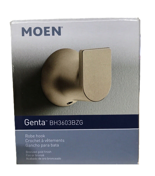 MOEN Genta Single Robe Hook in Bronzed Gold BH3603BZG