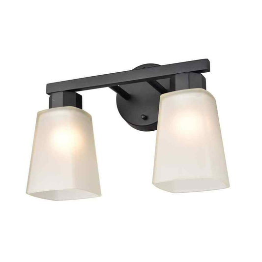 Millennium Lighting Coley 13.5 in. 2-Light Matte Black Vanity Light