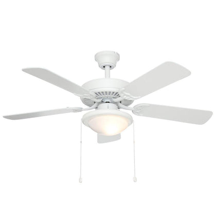 Trice 44 in. LED Matte White Ceiling Fan YG269AP-MWH