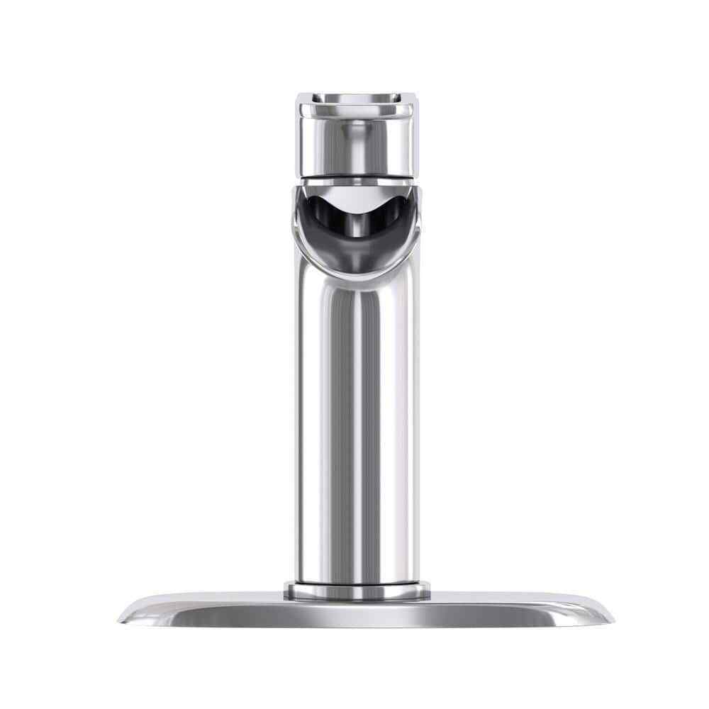 Glacier Bay Kiso Single Hole Single-Handle Low-Arc Bathroom Faucet in Chrome