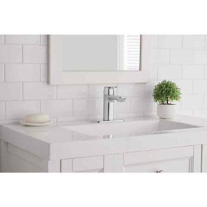 Glacier Bay Foxton Single Hole Single-Handle Bathroom Faucet in Chrome
