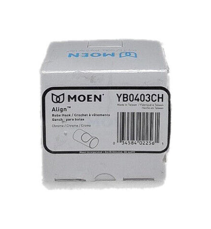 MOEN Align Single Robe Hook in Chrome YB0403CH