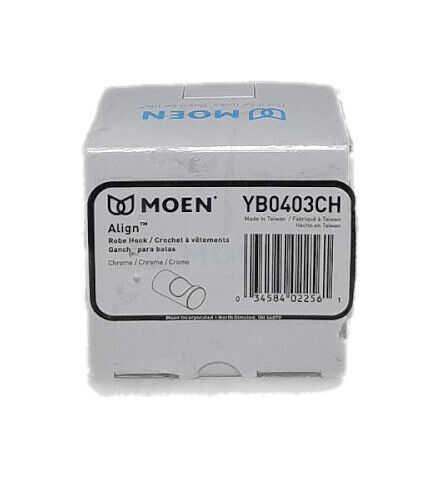 MOEN Align Single Robe Hook in Chrome YB0403CH
