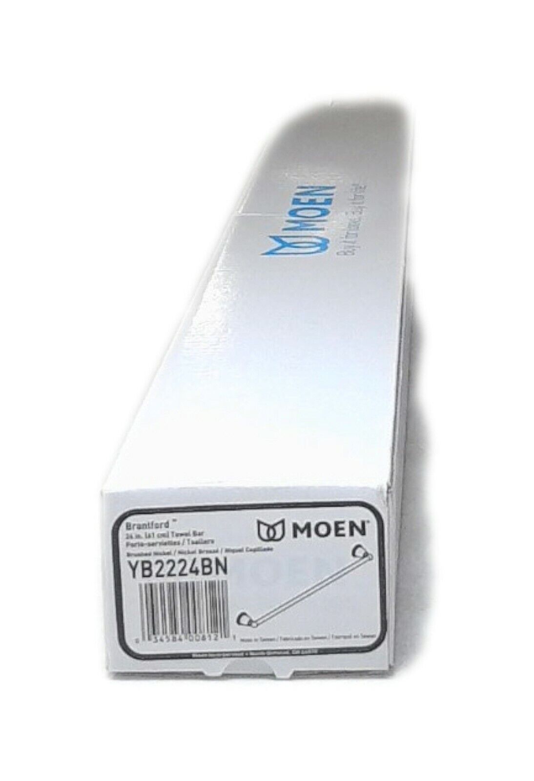 MOEN Brantford 24 in. Towel Bar in Brushed Nickel YB2224BN