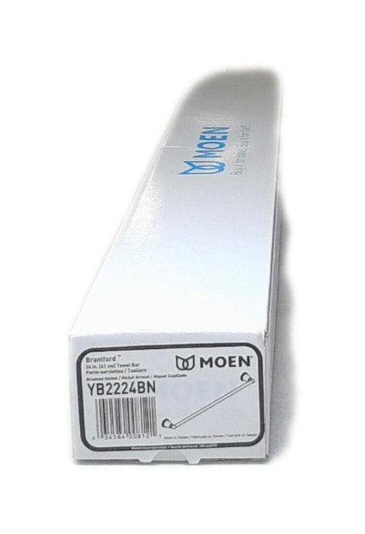 MOEN Brantford 24 in. Towel Bar in Brushed Nickel YB2224BN