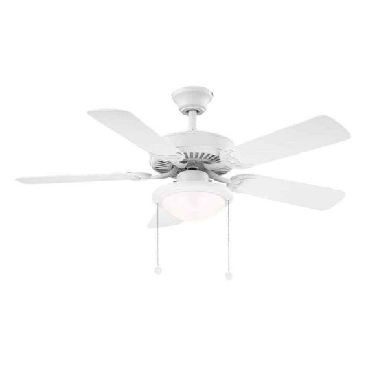 Trice 44 in. LED Matte White Ceiling Fan YG269AP-MWH