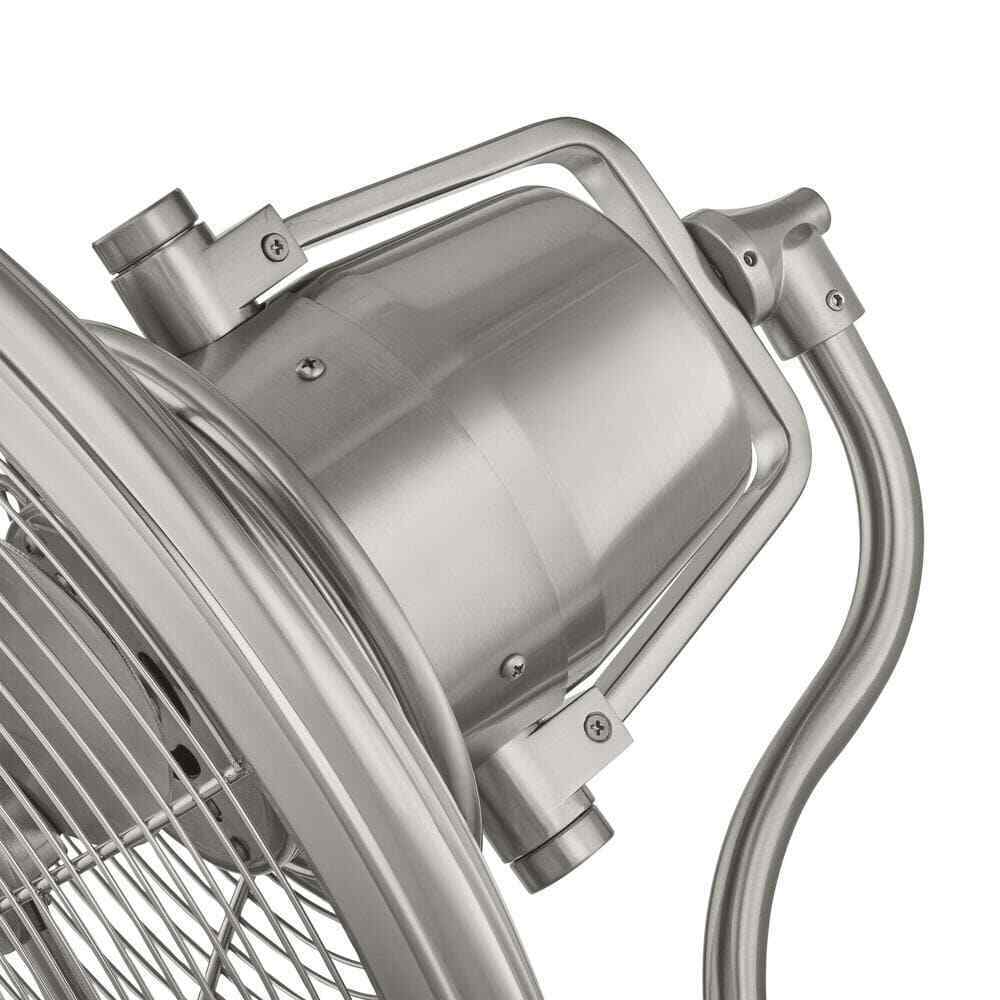 Home Decorators Bentley II 18 in. Brushed Nickel Oscillating Wall Fan