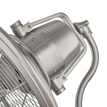 Home Decorators Bentley II 18 in. Brushed Nickel Oscillating Wall Fan