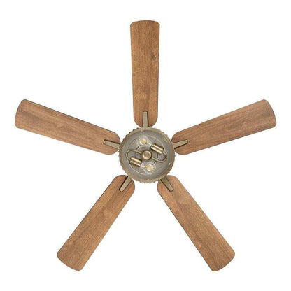 Hampton Bay Janeen 52 in. LED Indoor Champagne Bronze Ceiling Fan w/ Light