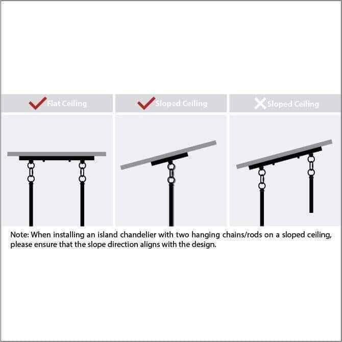 LNC 34.5 in. Large Brass Modern Island Linear Chandelier Kitchen Light