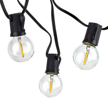 Newhouse Lighting Indoor/Outdoor 25 ft. Plug-In Globe Bulb LED String Lights