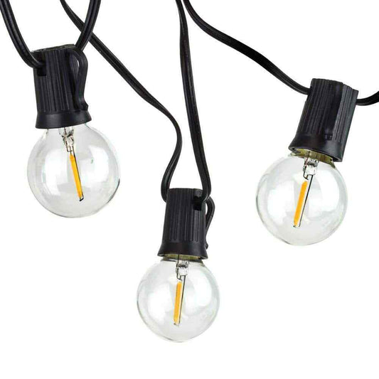 Newhouse Lighting Indoor/Outdoor 25 ft. Plug-In Globe Bulb LED String Lights