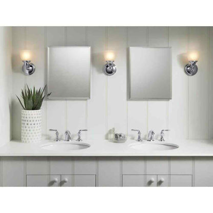 KOHLER Devonshire 1 Light Matte Black Indoor Bathroom Wall Sconce LBNFJQ235W238