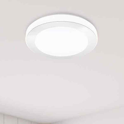 Eglo Carpi LED Semi-Flush Mount Light with White Plastic Diffuser