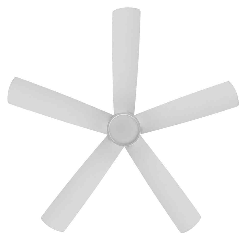Home Decorators Britton 52 in. LED Indoor Matte White Ceiling Fan w/ Remote