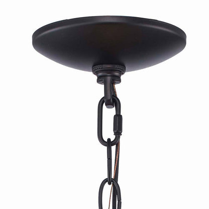 Home Decorators Weyburn 4-Light Black and Gold Farmhouse Chandelier