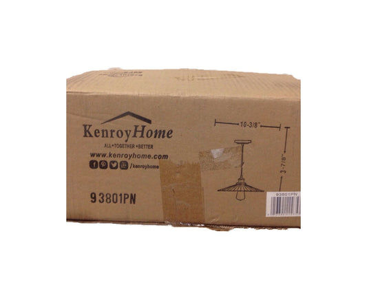Kenroy Home Ancestry 1-Light Nickel Pendant 93801PN