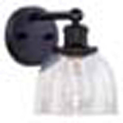 Home Decorators Evelyn Matte Black Indoor Wall Sconce