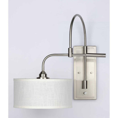 Progress Lighting Kempsey Brushed Nickel Swing Arm Wall Bracket