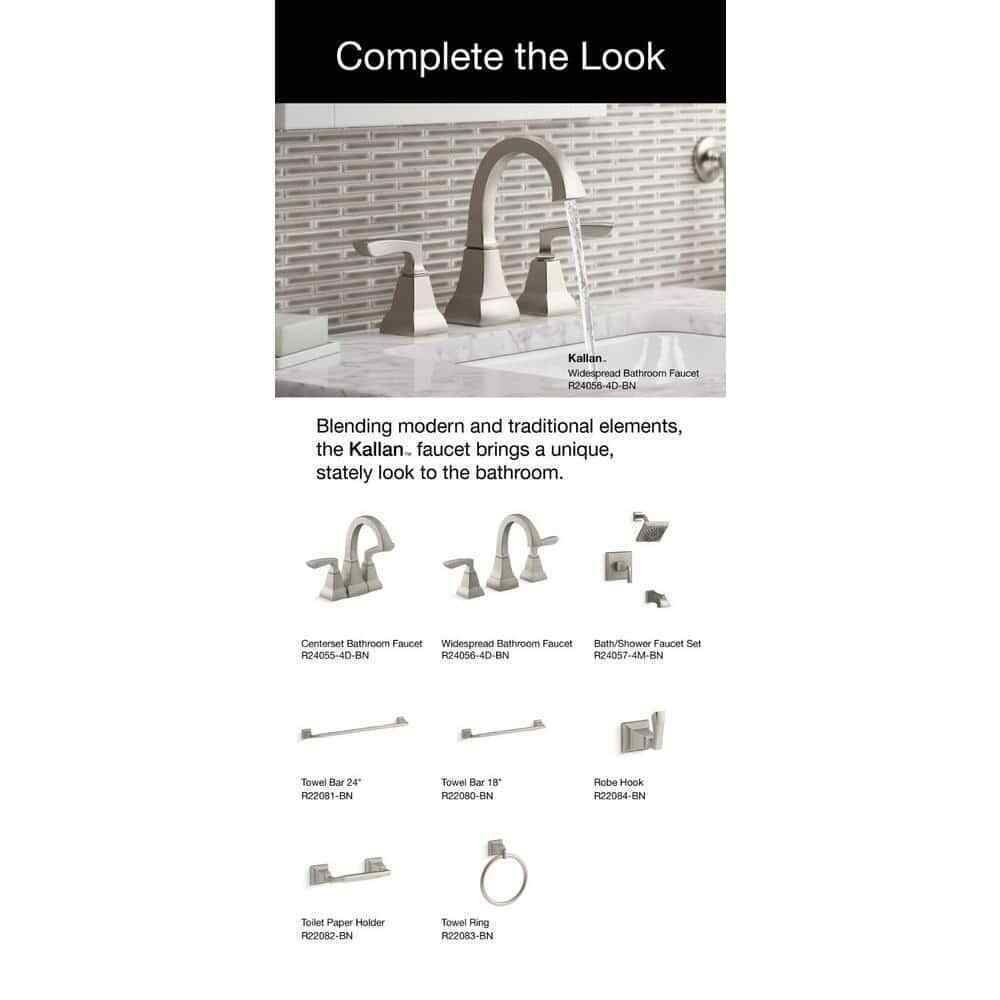 KOHLER Kallan Rite-Temp Tub and Shower Faucet inBrushed Nickel Valve Included