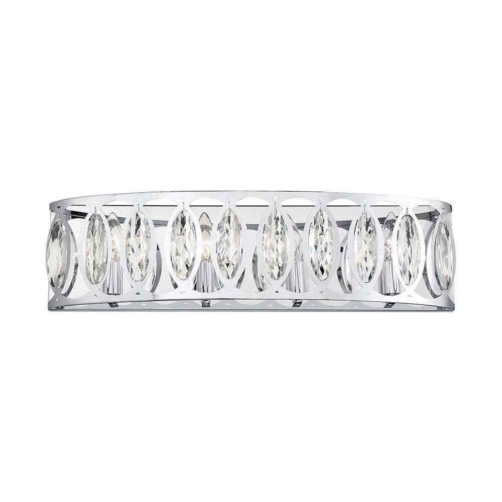 Easylite Crista 24 in. 4-Light Chrome Vanity Light
