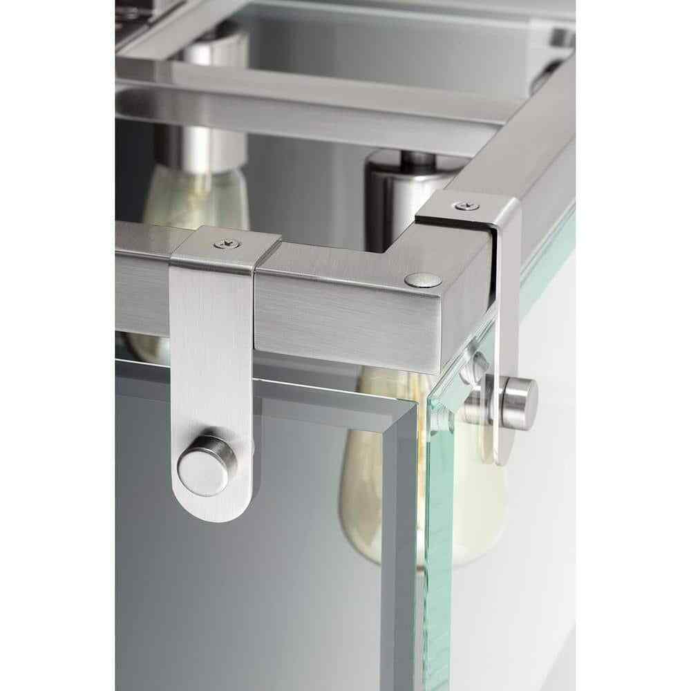 Progress Lighting Glayse Collection 4-Light Brushed Nickel Pendant