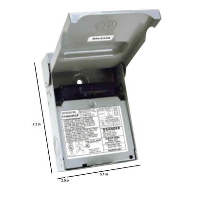 GE 60 Amp 240-Volt Non-Fuse Metallic AC Disconnect TFN60RCP