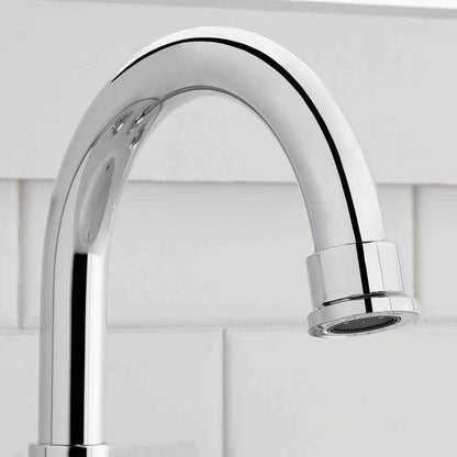Glacier Bay Oswell 8 in. Widespread Double-Handle High-Arc Bathroom Faucet