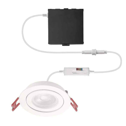 Commercial Electric 3 in. Selectable CCT  Ultra-Spot Canless Recessed LED Kit