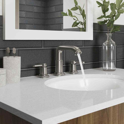 KOHLER Numista 8 in. Widespread Double Handle Bathroom Faucet in Brushed Nickel