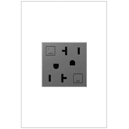 Legrand adorne 20 Amp 125-Volt Tamper-Resistant Self-Test Duplex GFCI Outlet